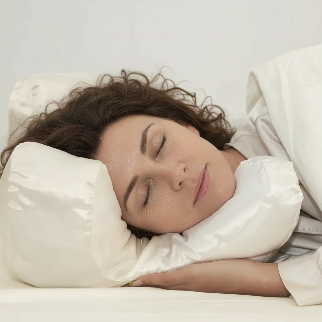 Anti-Wrinkle Pillow + Pillowcase